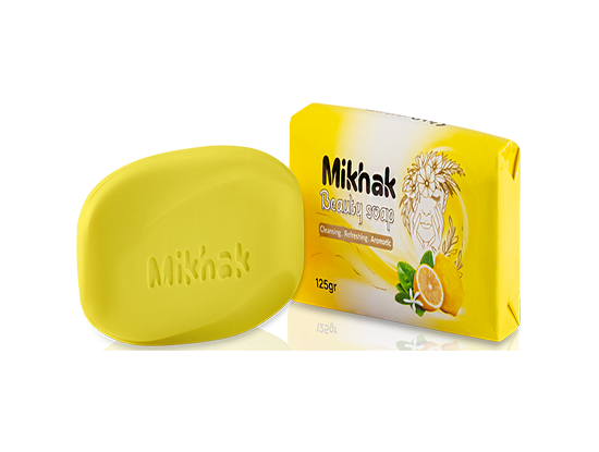 صابون 125 گرمی طرح گل میخک رنگ زرد