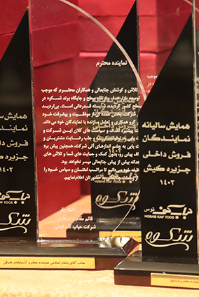 همایش تقدیر از نمایندگان شرکت حباب کف توس در دی ماه 1403